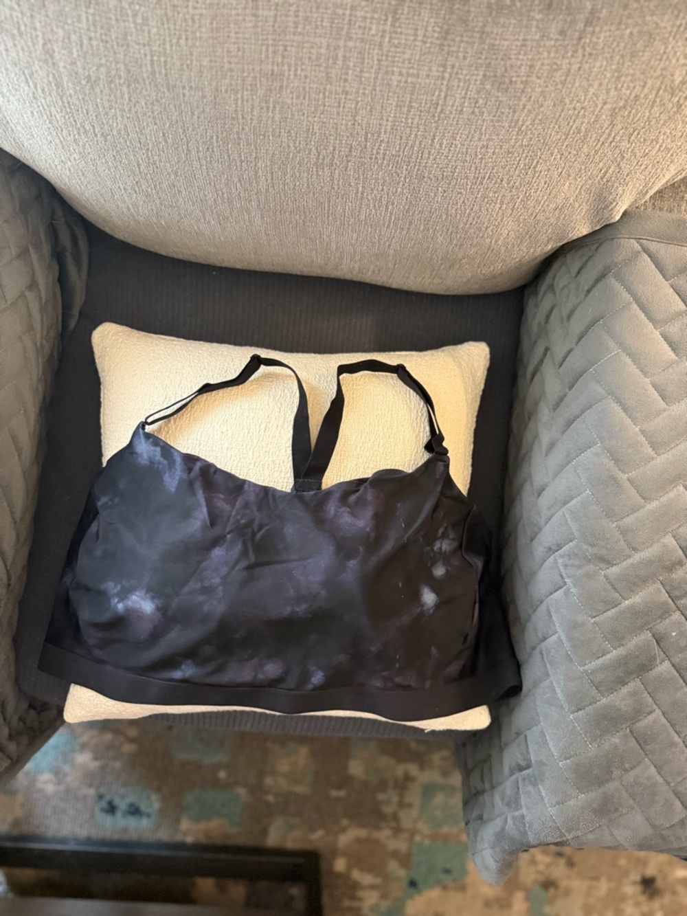 Old Navy Black sports bra with Adjustable Straps